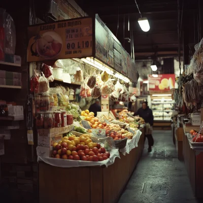 Local Market Scene