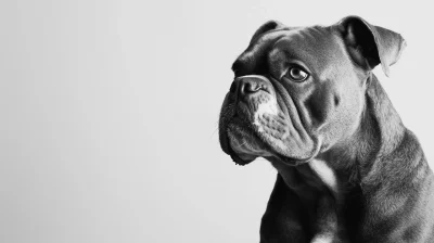 Portrait of a Bulldog