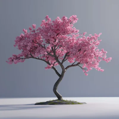 Tropical Cherry Blossom Tree