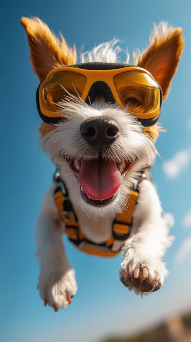 Jack Russell in Free Fall