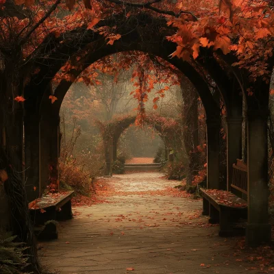 Romantic Autumn Garden