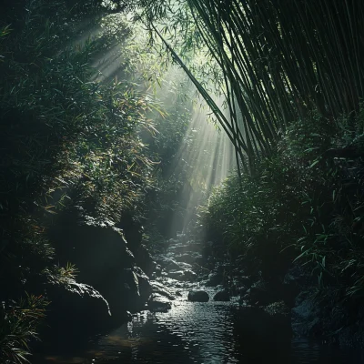 Mysterious Bamboo Stream