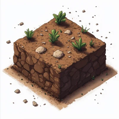 Isometric Dirt Tile