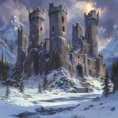 Winter Castle Ruins