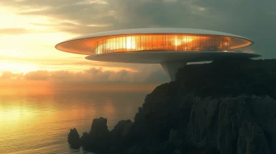 Futuristic Viewing Platform