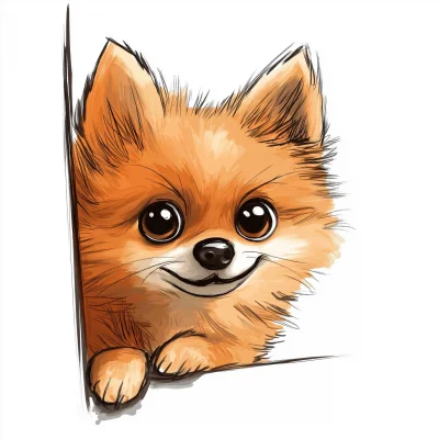 Cute Pomeranian Puppy