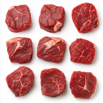 Raw Beef Sirloin Slices