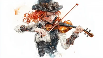 Steampunk Pirate Girl