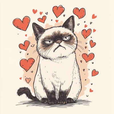 Grumpy Cat Valentine