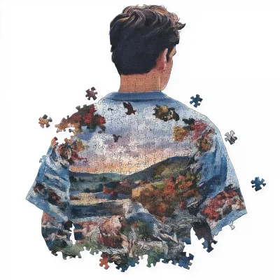 Unique T-Shaped Jigsaw Puzzle