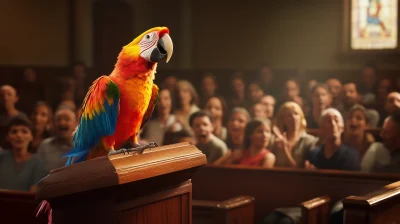 A Parrot in Church