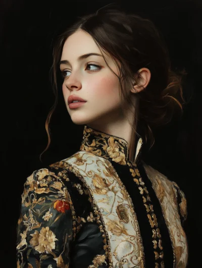 Renaissance Inspired Portrait