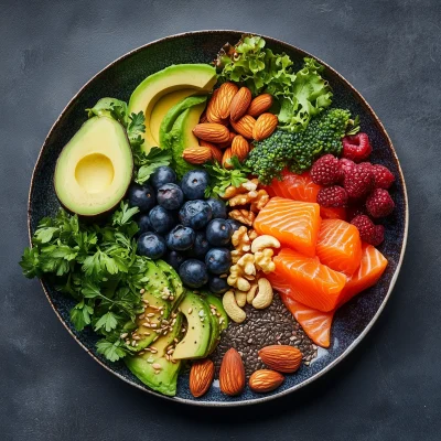 Colorful Healthy Plate