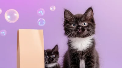 Elegant Tuxedo Kittens