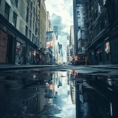 Urban Cyberpunk Street