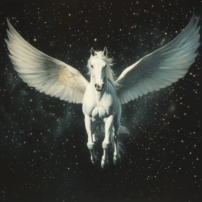 Majestic Winged Pegasus