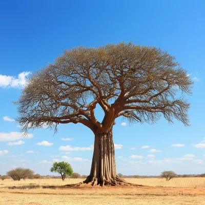 Stylized Baobab Tree