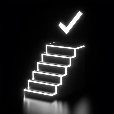 Glowing Staircase Icon