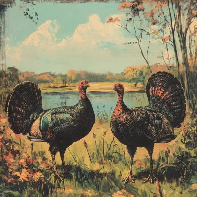 Vintage Turkeys in the Old South