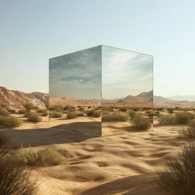 Giant Glass Cube Ecosystem