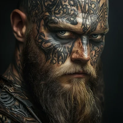 Viking Warrior Portrait