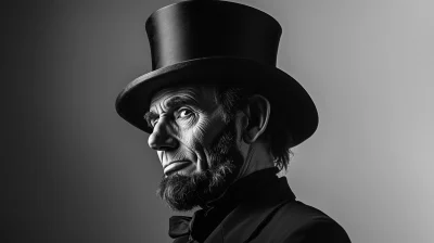 Abraham Lincoln in Black and White