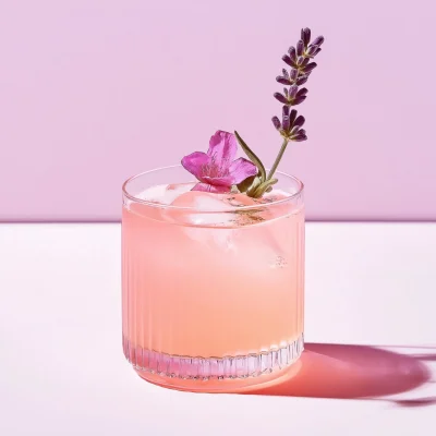 Colorful E-cocktail in Tumbler