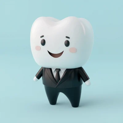 Cute Tooth Character