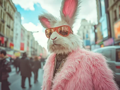 Furry Rabbit in Madrid