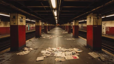 Abandoned Subway Station