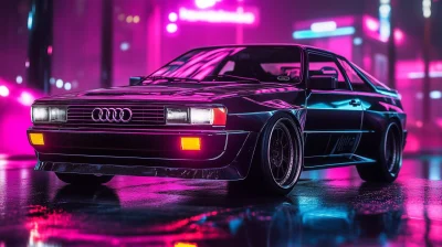 Retrowave Audi