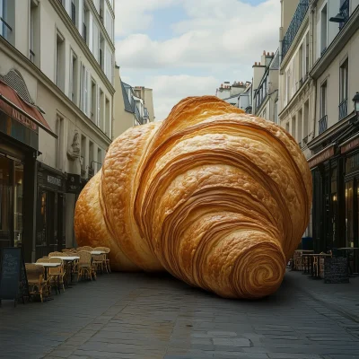 Croissant in Paris