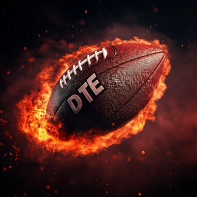 Fiery Chrome Football