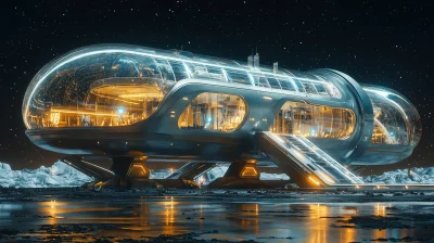 Futuristic Energy Station