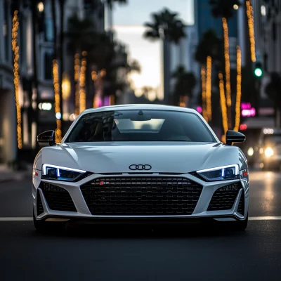 Audi R8 Front View