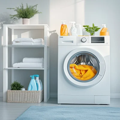 Bright Laundry Space