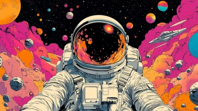 Floating in Space