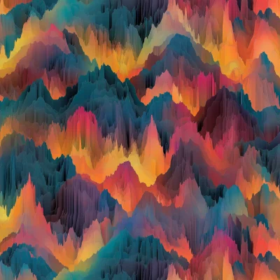 Mountain Range Abstract