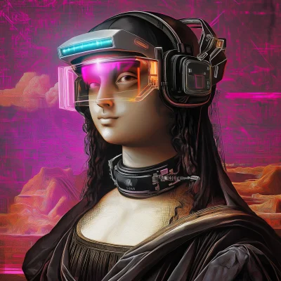 Cyberpunk Mona Lisa