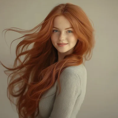 Beautiful Woman with Red Hair