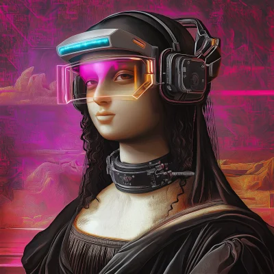 Cyberpunk Mona Lisa