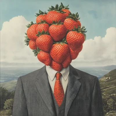 Strawberry Head Man