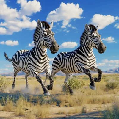 Zebras in Motion