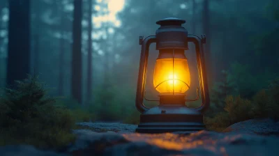 Misty Forest Lantern