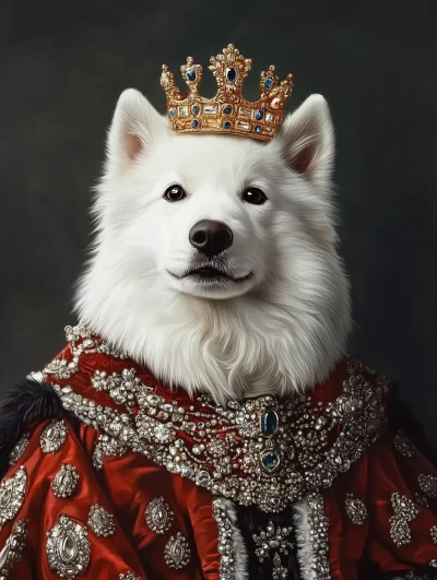 Regal Samoyean Portrait