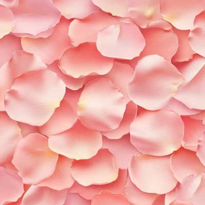 Light Pink Rose Petals Pattern