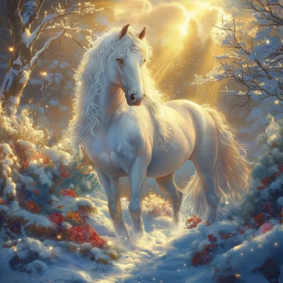 Winter Wonderland Horse