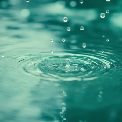 Raindrops on the Lake