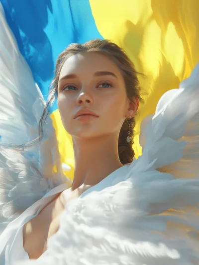 Ukrainian Warrior Angel