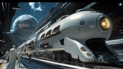 Futuristic Train Design